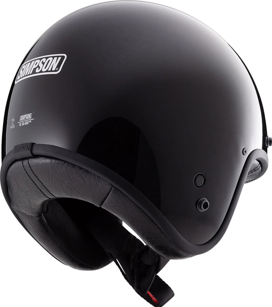 Simpson Chopper helmet, Black, S, Gloss