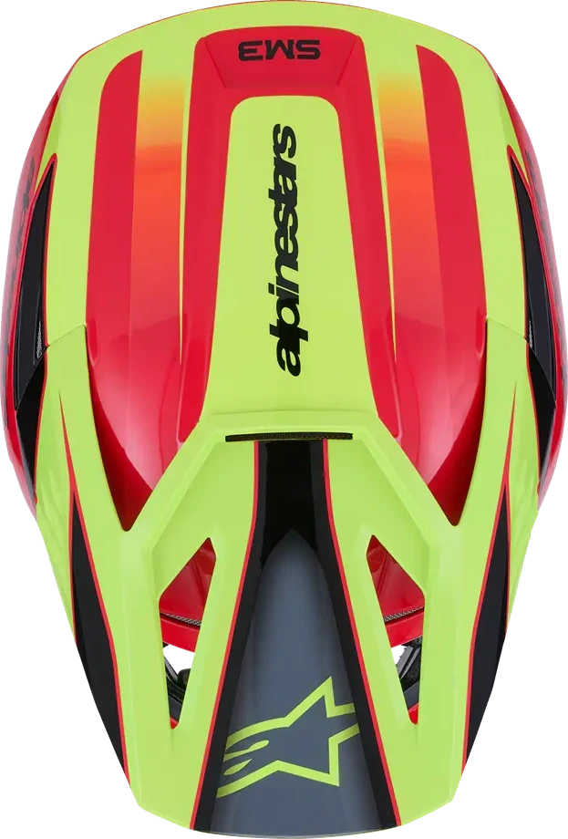 HELMET SM3 FRAY RED/YL/BLK S