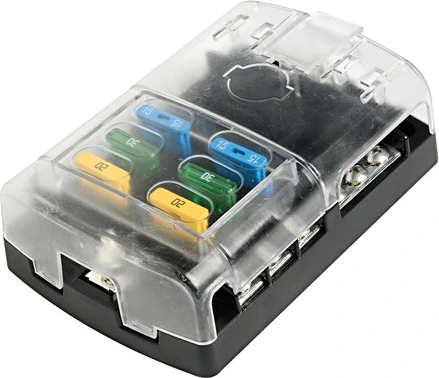 Polycarbonate fuse holder box