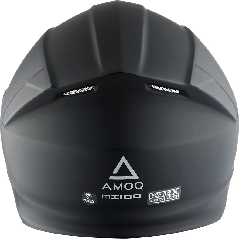 AMOQ Helmet MI100 Solid matt black, XS