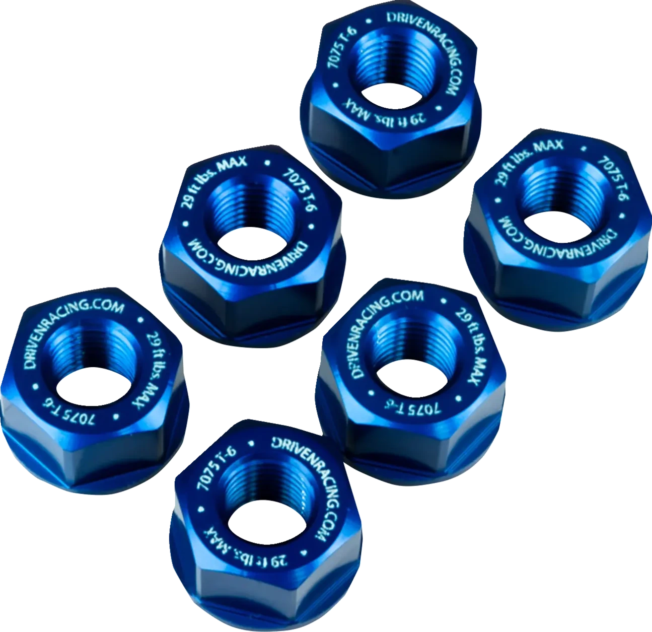 Žvaigždutės veržlė ALUM 10MM MĖLYNA