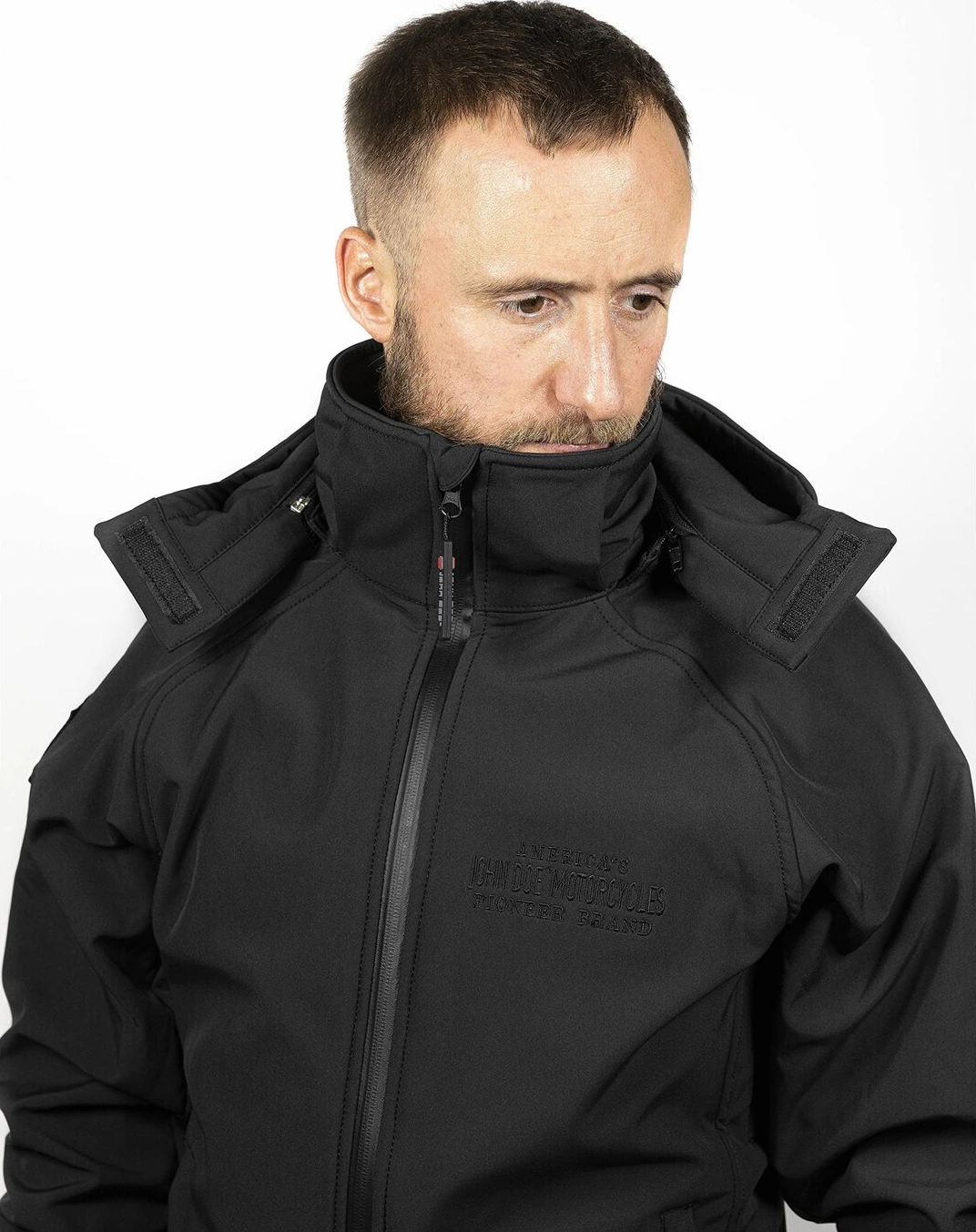 John Doe Softshell jacket, Black, S
