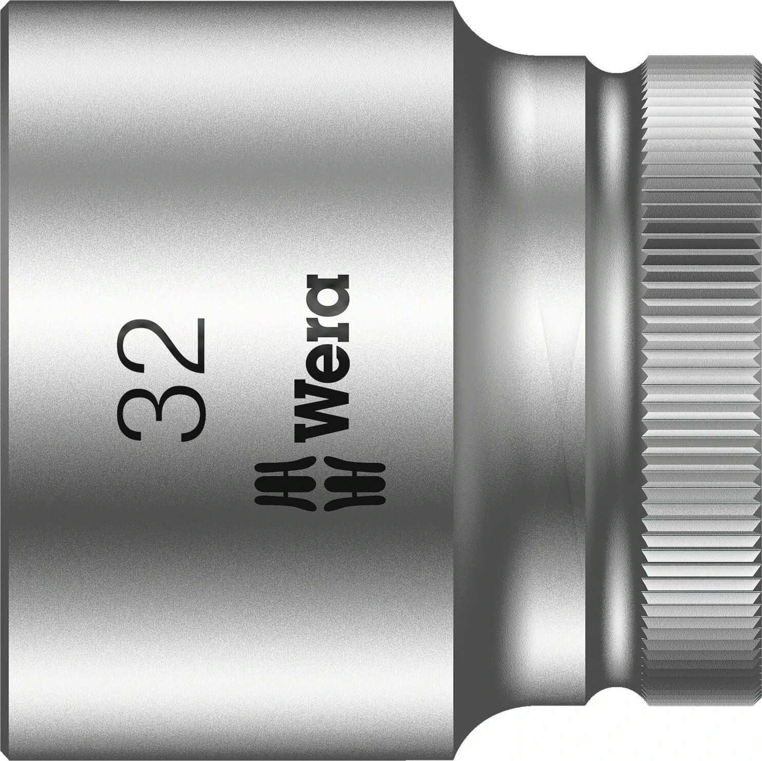 Wera Zyklop 1/2" socket - Metric 32.0, 32 mm, Chrome