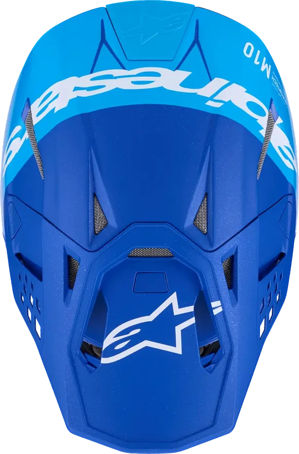 HELMET S-M10 FLOOD BLUE/BLK-CARB XS