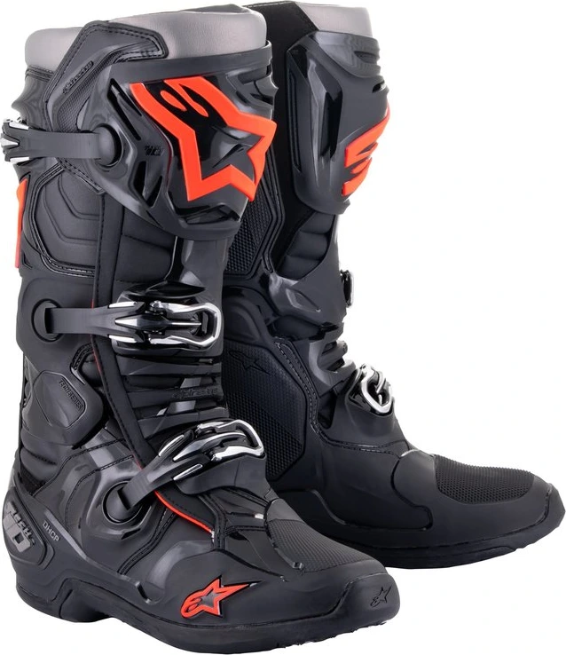 Alpinestars Boot Tech 10 Black/Red Fluo, 40.5 (7)