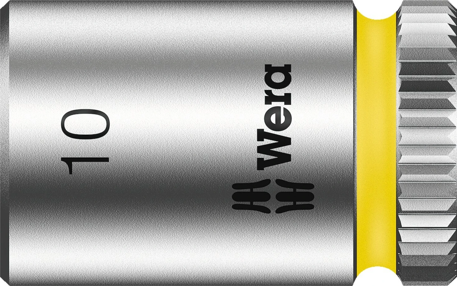Wera Zyklop 1/4" socket - Metric 10.0, 10 mm, Chrome