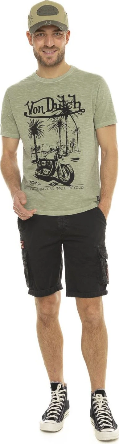 Von Dutch Socal t-shirt, olive, 2XL