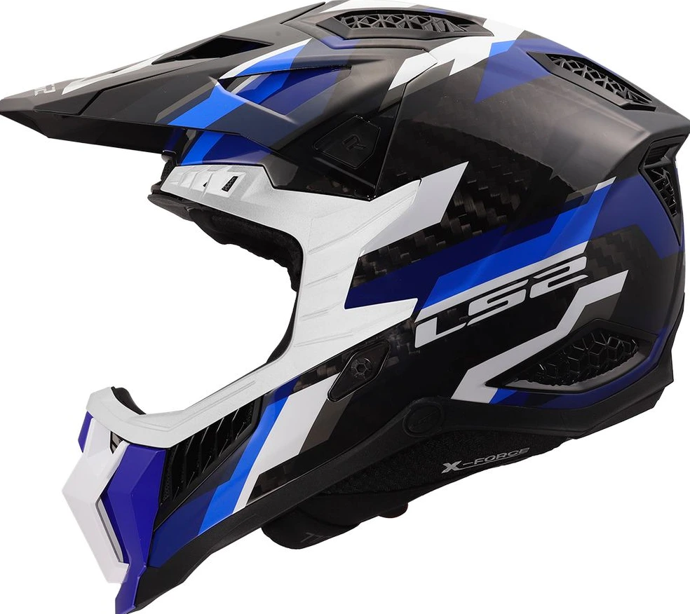 LS2 MX703 C X-FORCE PHANTOM Helmet - L, Blue White