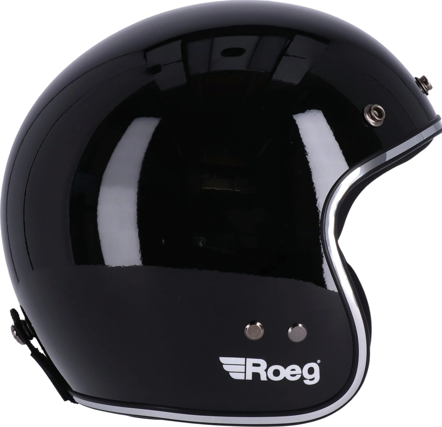 Roeg JETT helmet, Black, S, Gloss