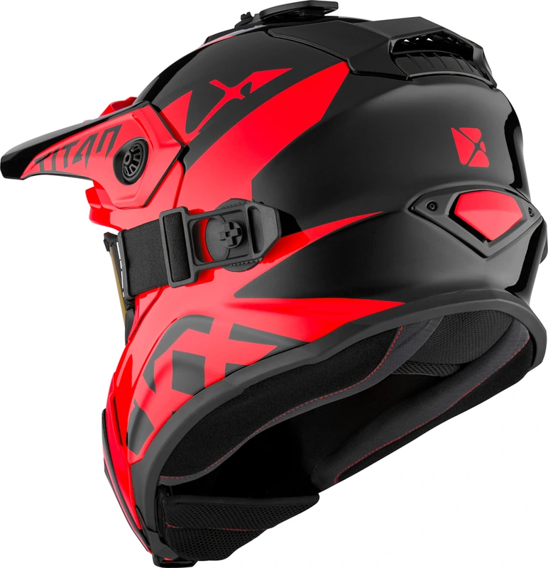 CKX Helmet + Goggles TITAN Airflow Extra Red, XS