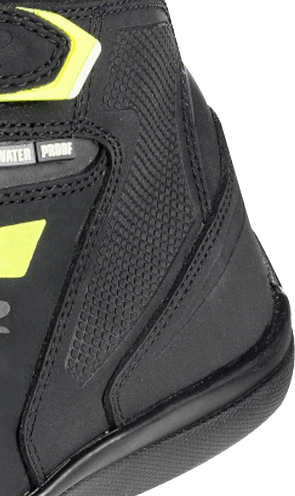 LS2 Garra Lady Waterproof Boots - 39, Black H-V Yellow