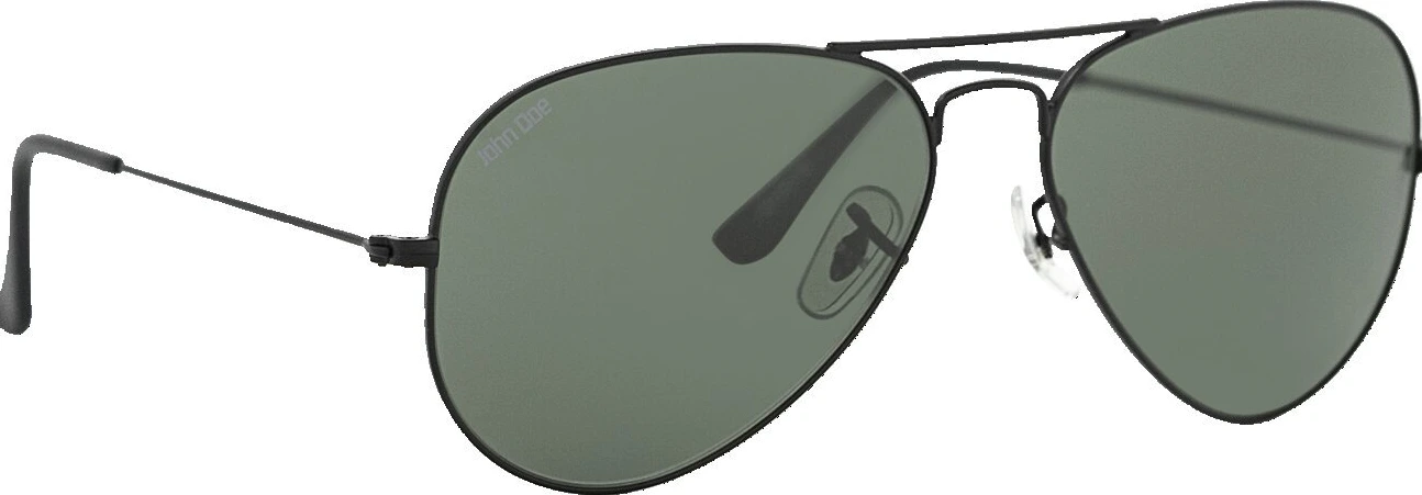John Doe Aviator sunglasses, Black, Matte