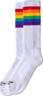 American Socks Rainbow Pride Mid High classic socks