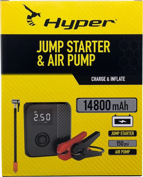 Hyper Power Station 14000 with Jump starter & Air Pump
