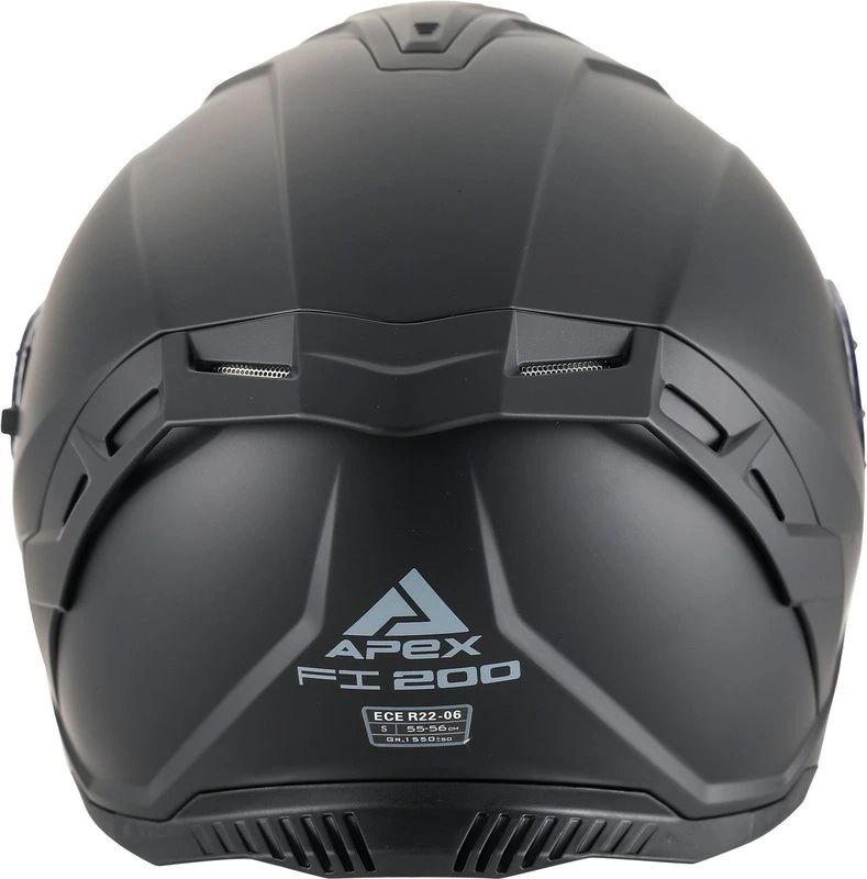 APEX Helmet FI200 Solid matt black M