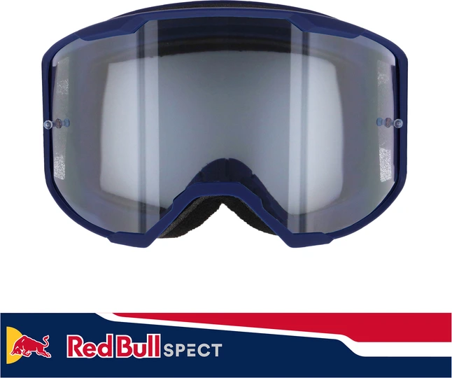Spect Red Bull Strive MX Goggles Single lens Blue/Red clear