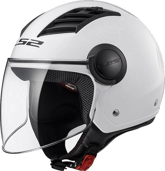 LS2 OF562 AIRFLOW LONG helmet - Gloss White, 2XL