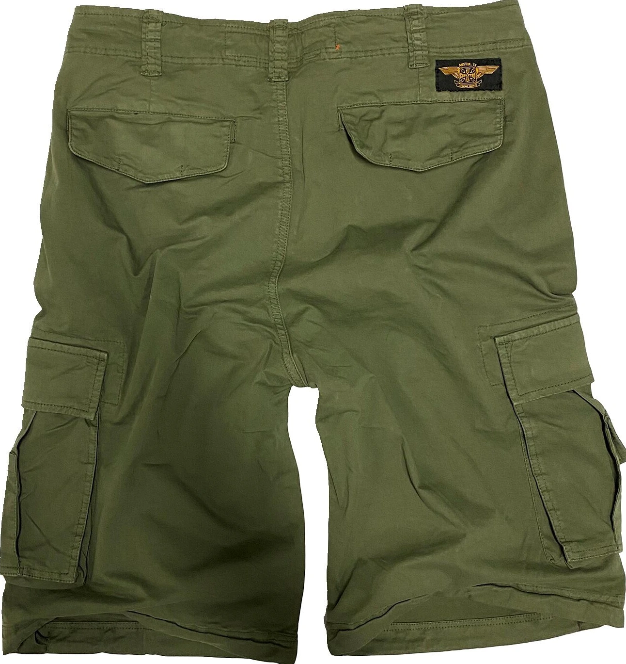WCC CFL Cargo shorts, vintage Green, olive, Green, M