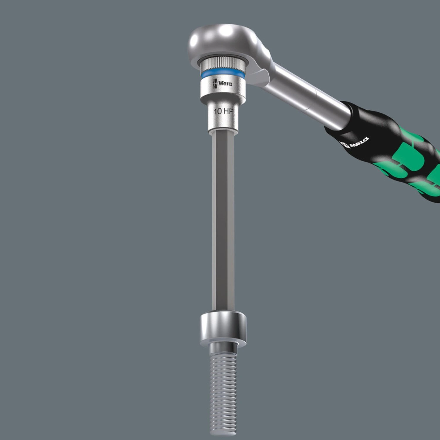 Wera Zyklop 1/2" Hex socket bit with holding function, 8 mm, Chrome