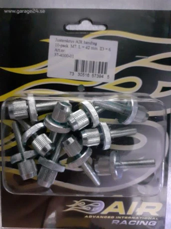 AIR regulēšanas skrūve 10 iep. M7. L = 42 mm. ID = 6