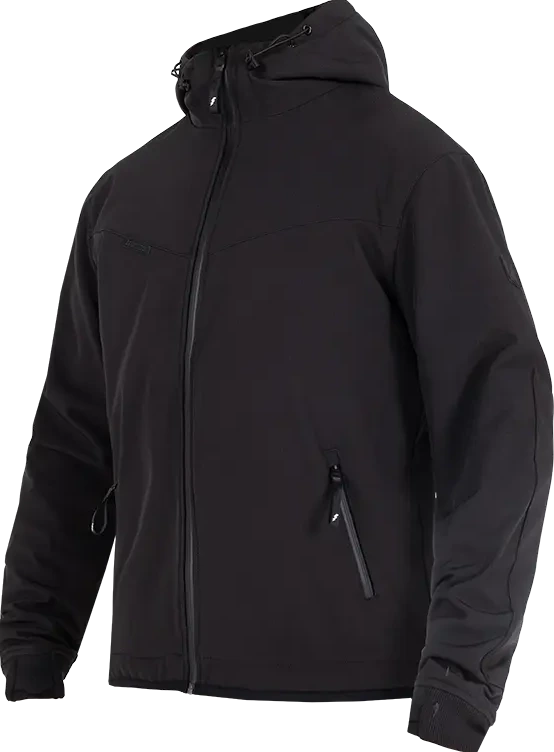 JACKET HOOD XTM V3 RIP STOP SOFTSHELL BLACK SM