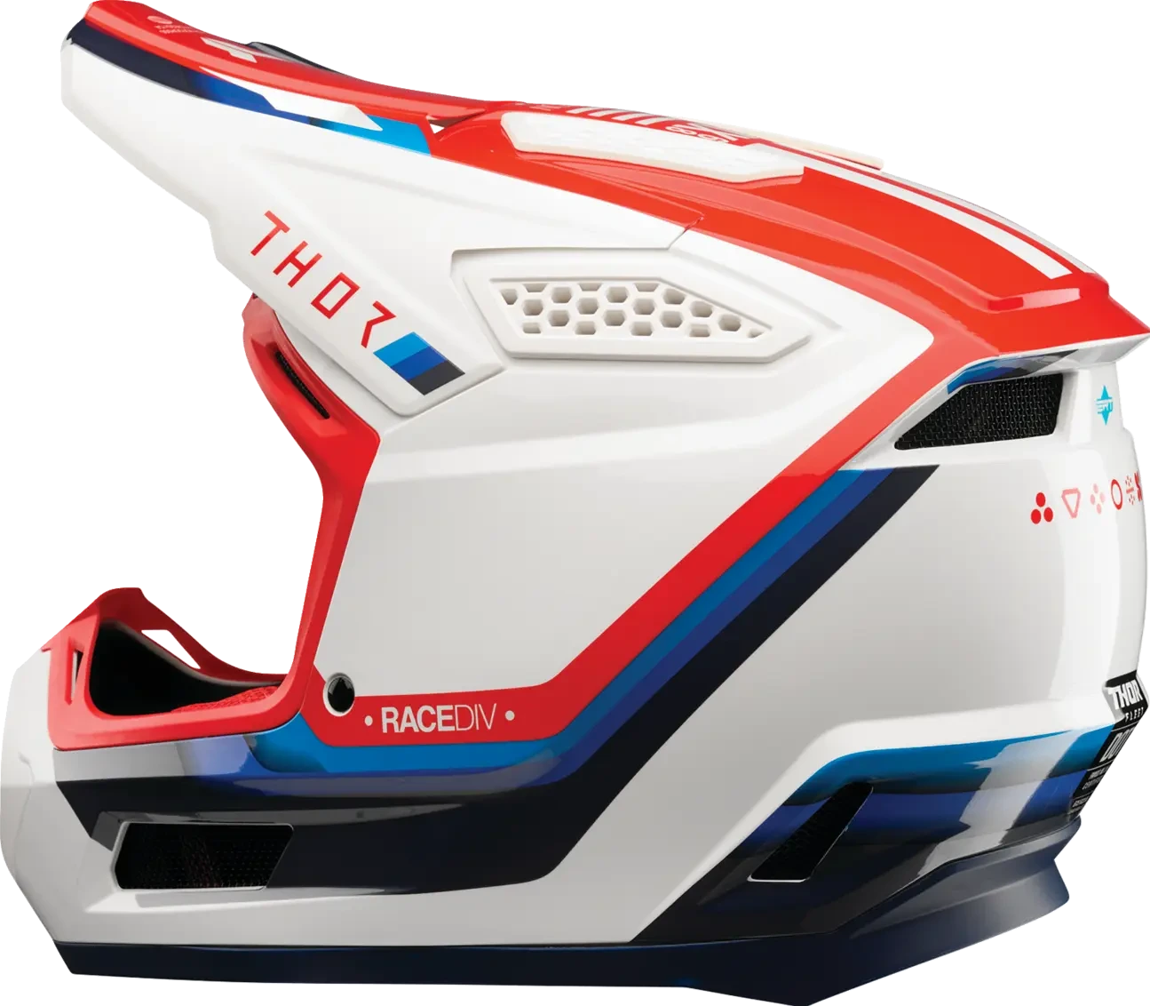 HELMET FLEET DEFY WH/RD/BL XS