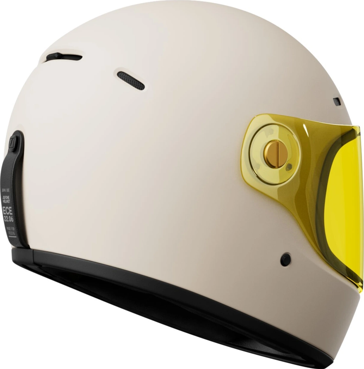 John Doe JD/ONE Frozen helmet, off White, White, XL, Matte