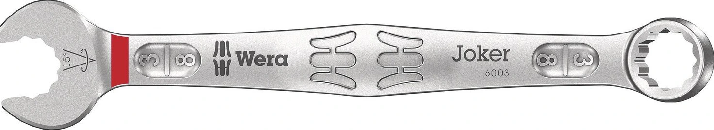 Wera wrench open/ box end 3/8" Joker 6003 series, 125 mm