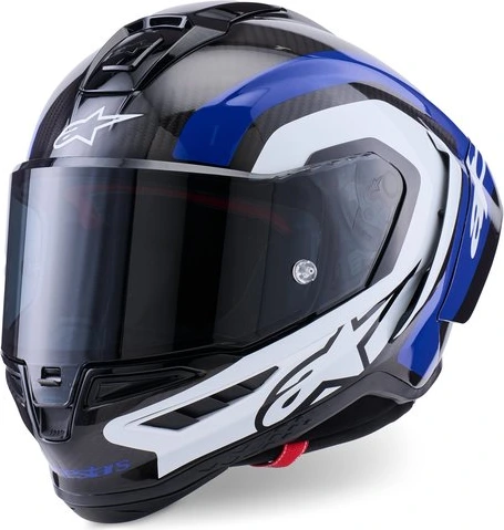 Alpinestars Helmet Supertech S-R10 Arius Black/White/Blue, L