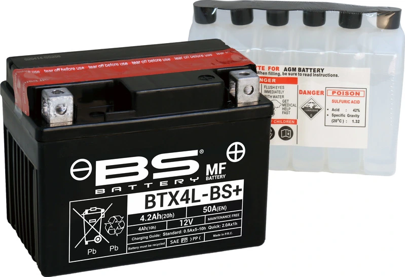 BS Battery BTX4L-BS+/BTZ5S-BS (cp) Maintenance Free