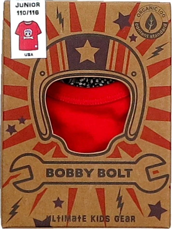 Bobby Bolt McKinley t-shirt, Red, 158/164