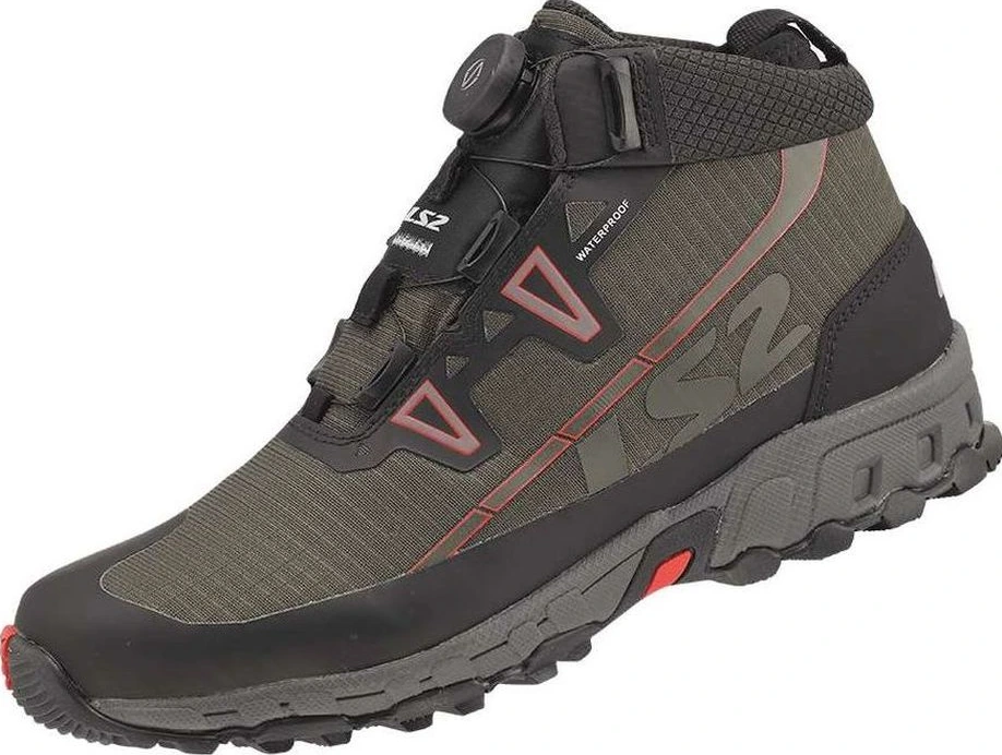 LS2 Trekker Man Waterproof Boots - Green, 41