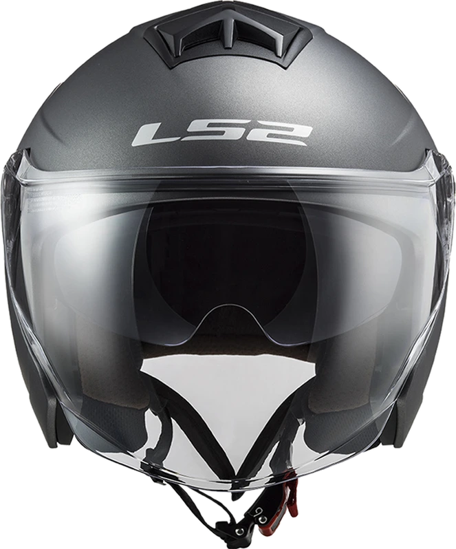 LS2 OF573 TWISTER II SINGLE MONO helmet - Matt Titanium, L