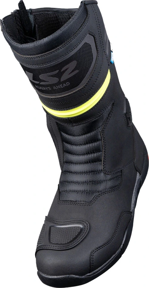 LS2 GOBY Man Waterproof Boots - Black H-V Yellow, 39