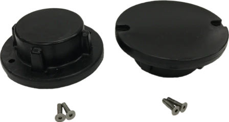 JetPort bolt in caps, black (2pcs)