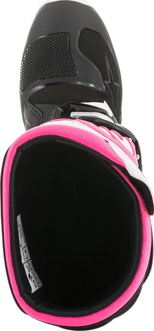BOOT 4W TECH3 BK/WT/PK 6