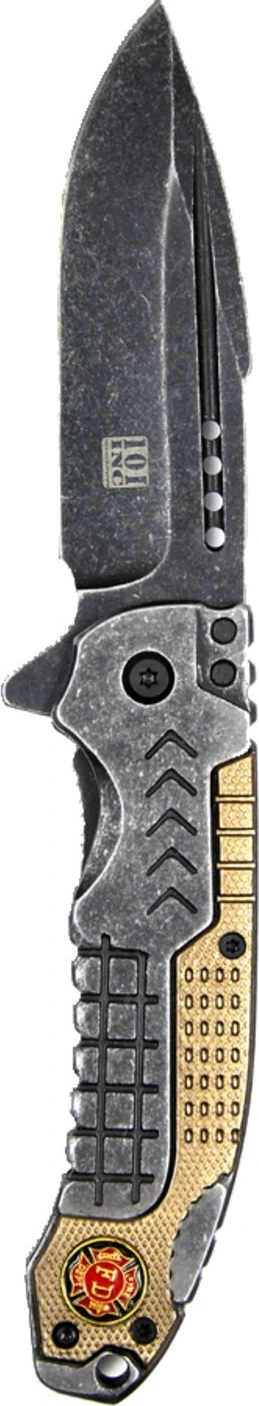 Fire department knife coyote, Brown