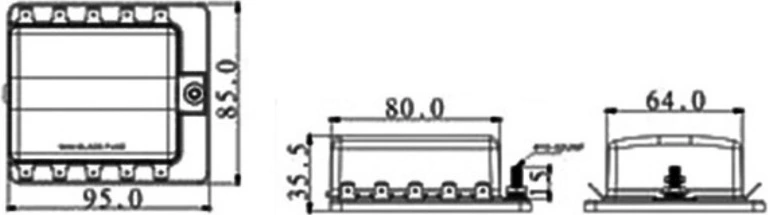 fuse holder with cover