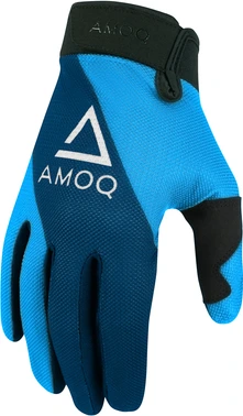 AMOQ Airline Mesh Gloves Navy-Sky Blue, XS/7