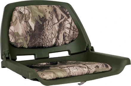 OS FISHERMANS SEAT FOLDING PADDED CAMOUFLAGE