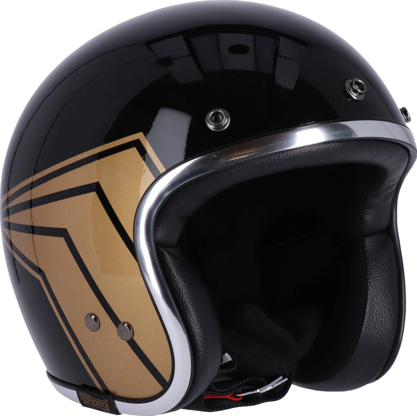 13 1/2 Skull bucket helmet, Black, L, Gloss