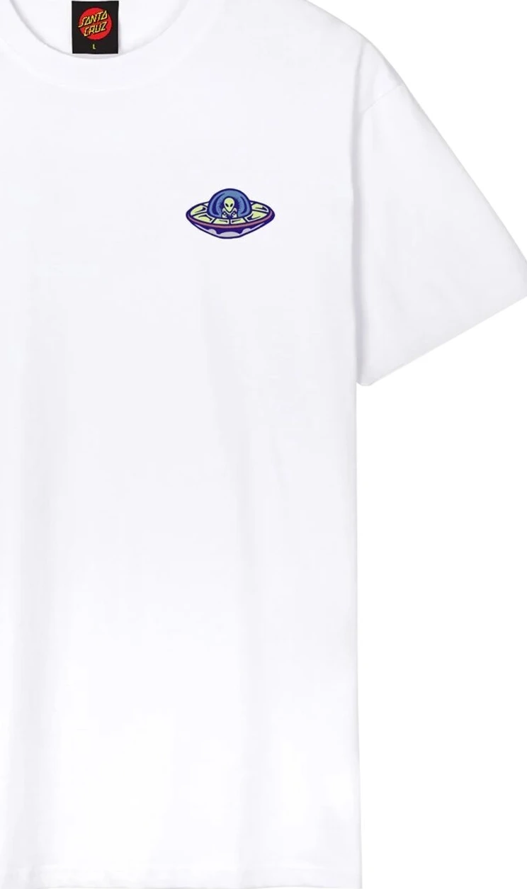 Santa Cruz Winkowski UFO Dot t-shirt, White, S