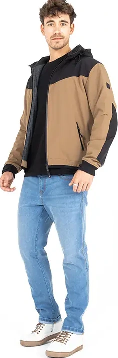 JACKET HOOD XTM V3 RIP STOP SOFTSHELL DESERT/BLACK SM