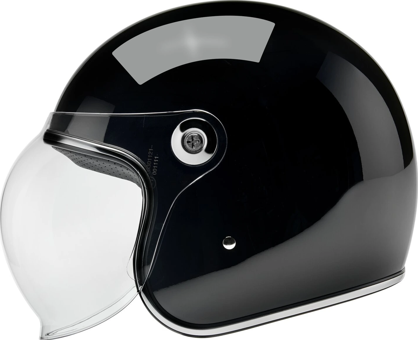 Biltwell Tahoe helmet, Black, XS, Gloss