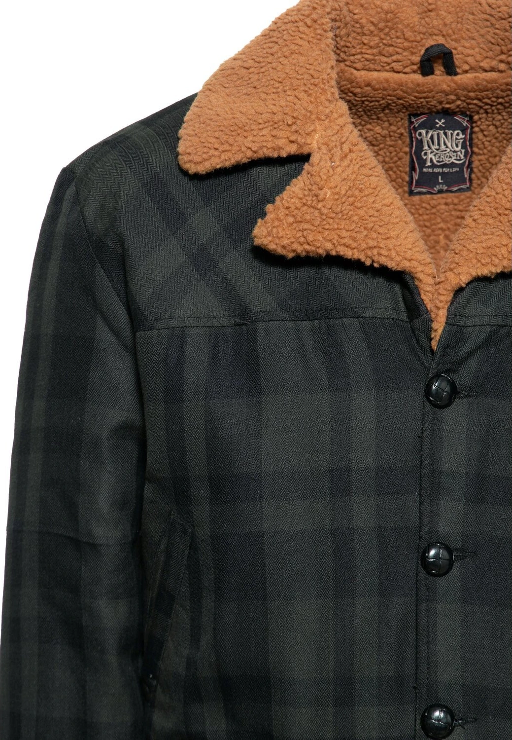 King Kerosin Karo Jacket black/olive, 2XL