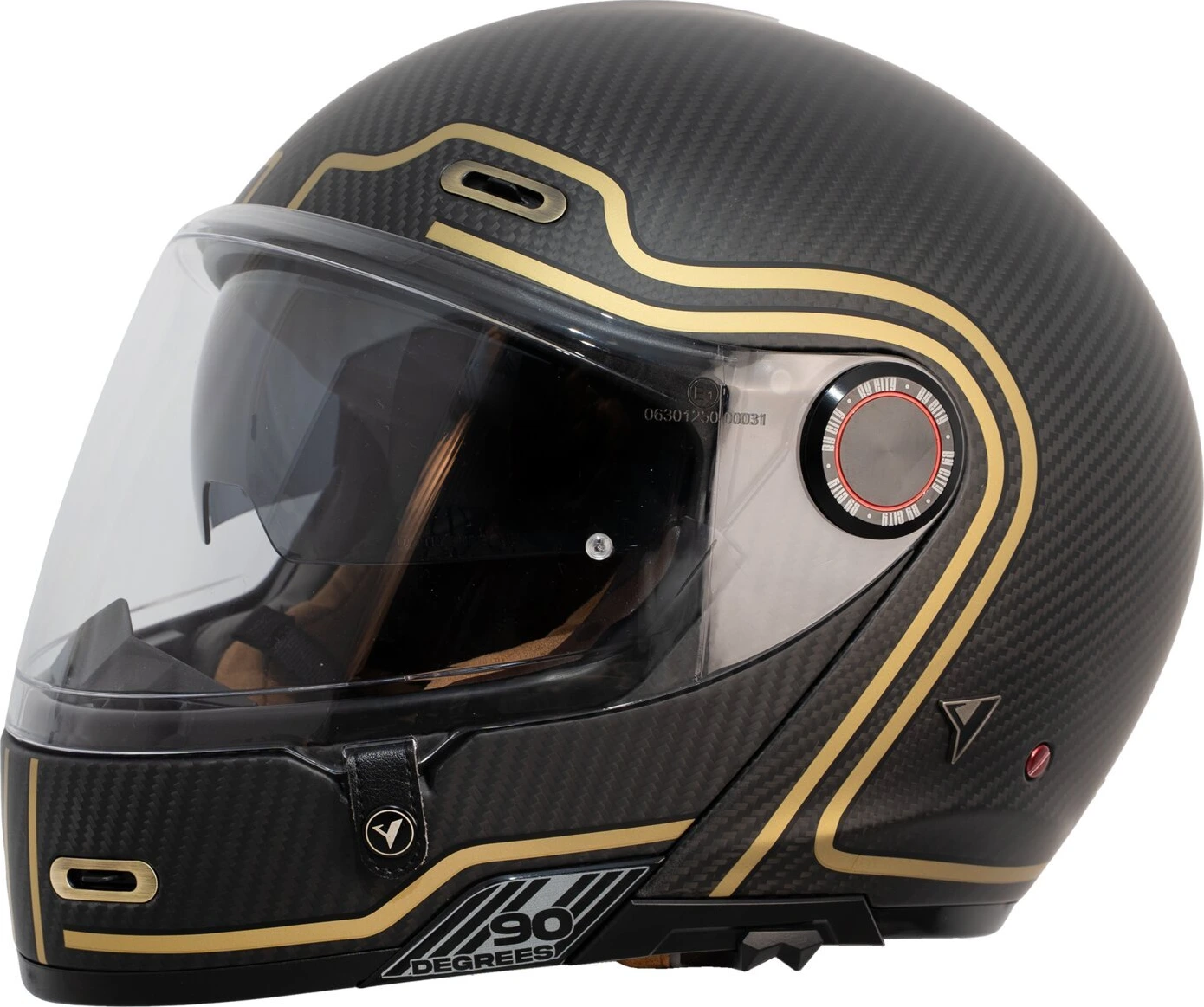 By City 90 Degrees Carbon helmet, Gold, 2XL, Matte