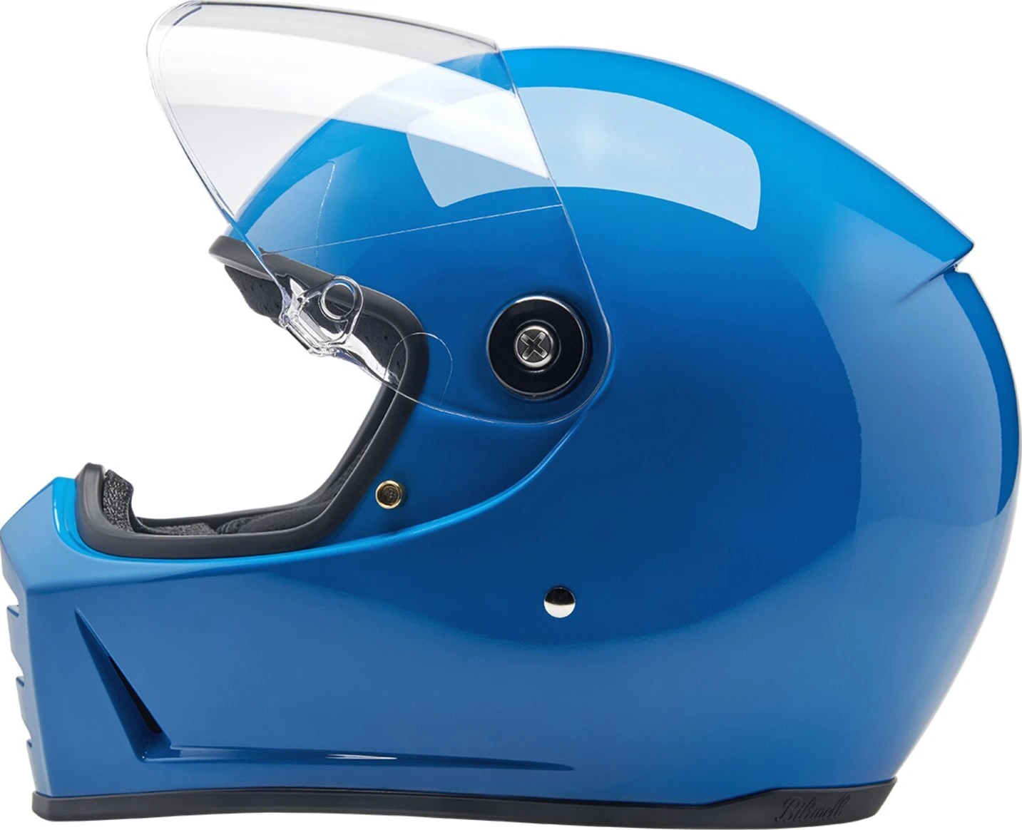 Biltwell Lane Splitter helmet, tahoe Blue, Blue, S, Gloss