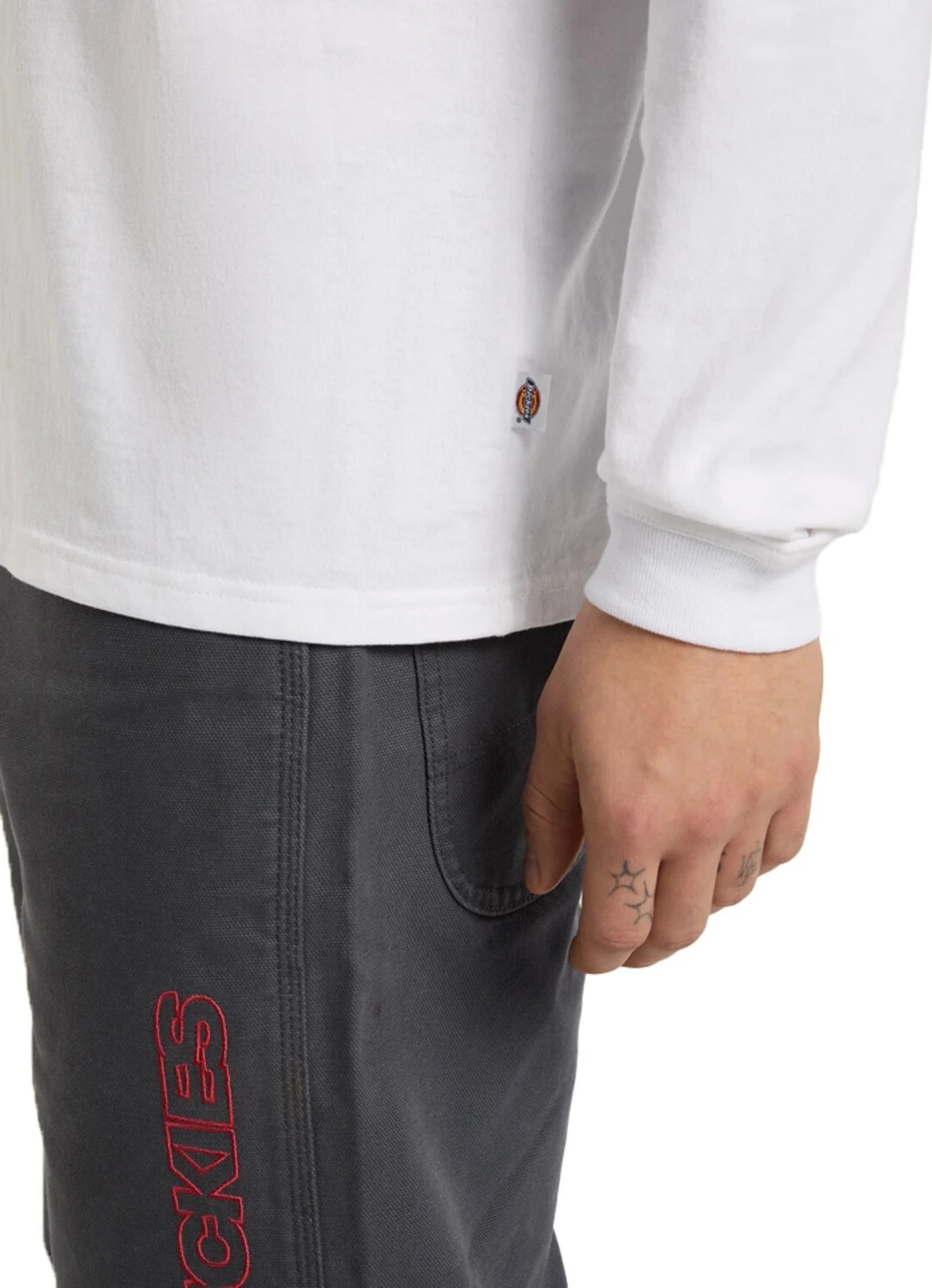 Dickies Nashport long sleeve, White, XS