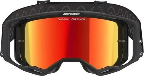 Alpinestars Goggle Vision 8 CORP Black/ Mirror Red/