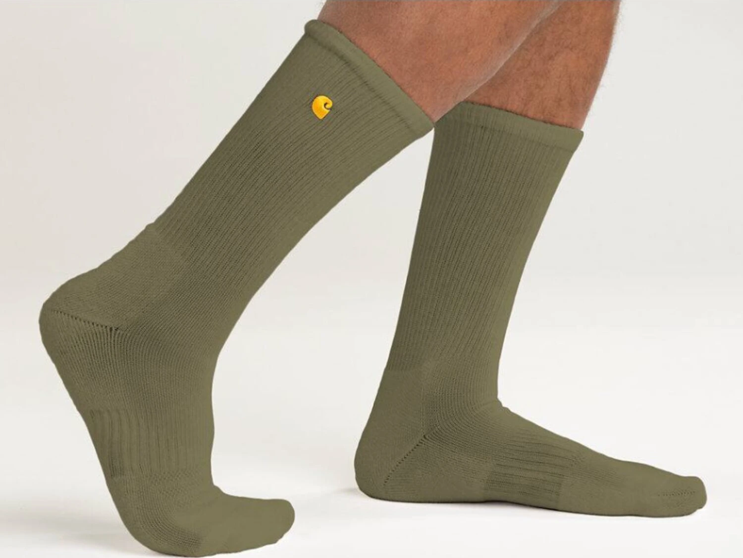 Carhartt Force™ Midweight Crew socks 2 Pack, Green, XL